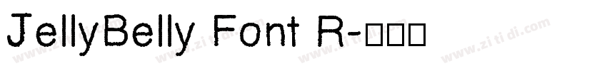JellyBelly Font R字体转换